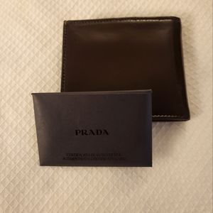 MENS Prada Cocoa wallet